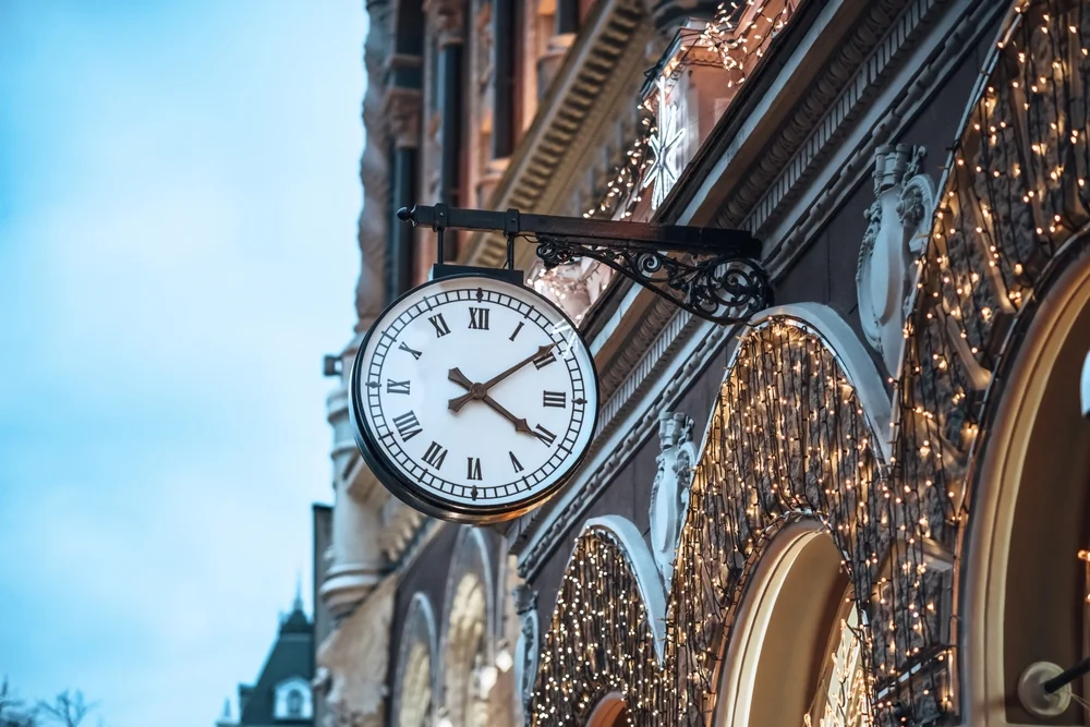 Outdoor Retro Clock