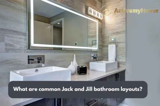 jack and jill bathroom layout