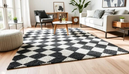 Black and White Rugs
