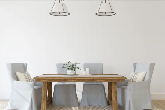 White Farmhouse Dining Table
