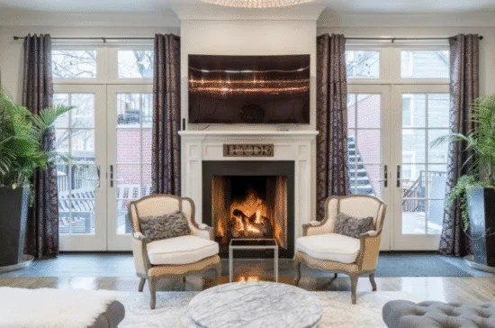 fireplace