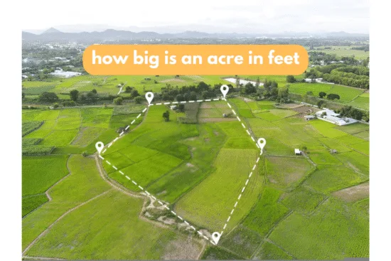 how big is an acre in feet