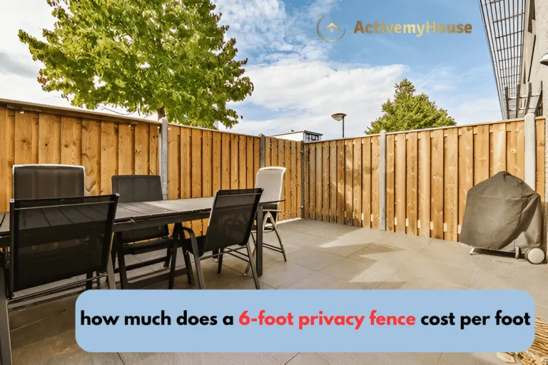 how much does a 6-foot privacy fence cost per foot