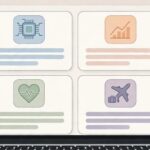Illustration of the Quikconsole.com blog showing articles across tech, finance and lifestyle